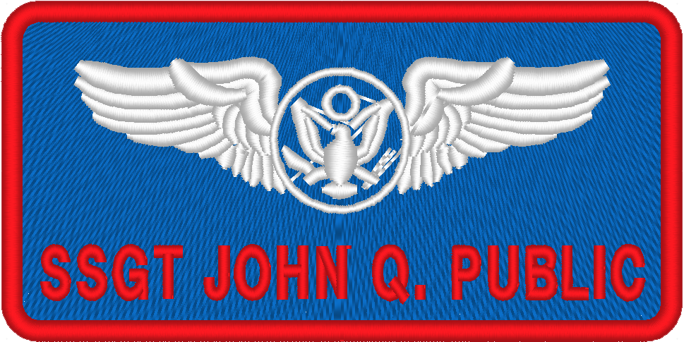 Custom Military Embroidered Name Tags – Durable, Personalized Uniform Patches