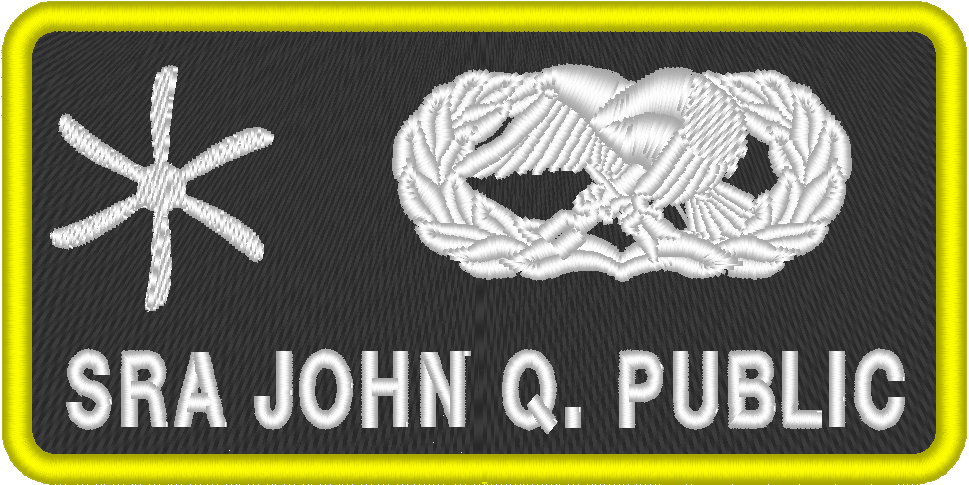 Custom Military Embroidered Name Tags – Durable, Personalized Uniform Patches