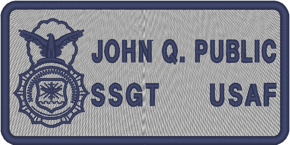 Custom Military Embroidered Name Tags – Durable, Personalized Uniform Patches