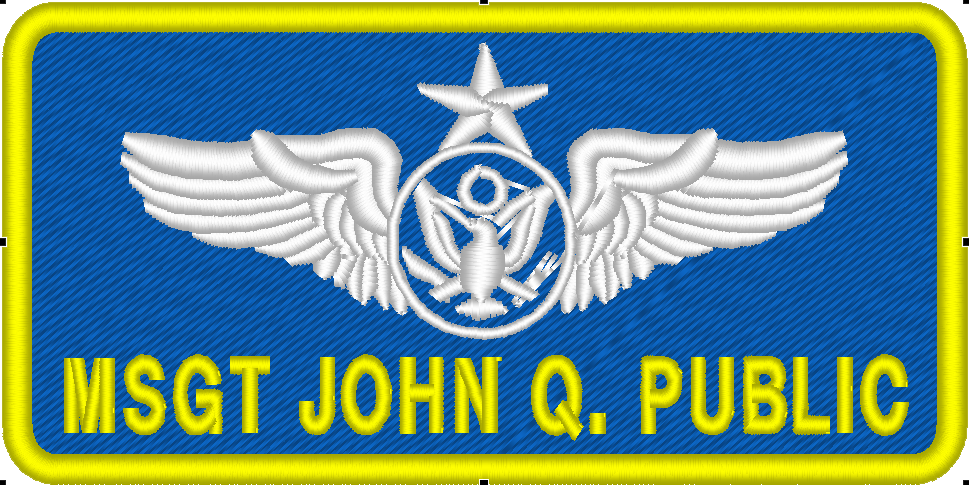 Custom Military Embroidered Name Tags – Durable, Personalized Uniform Patches