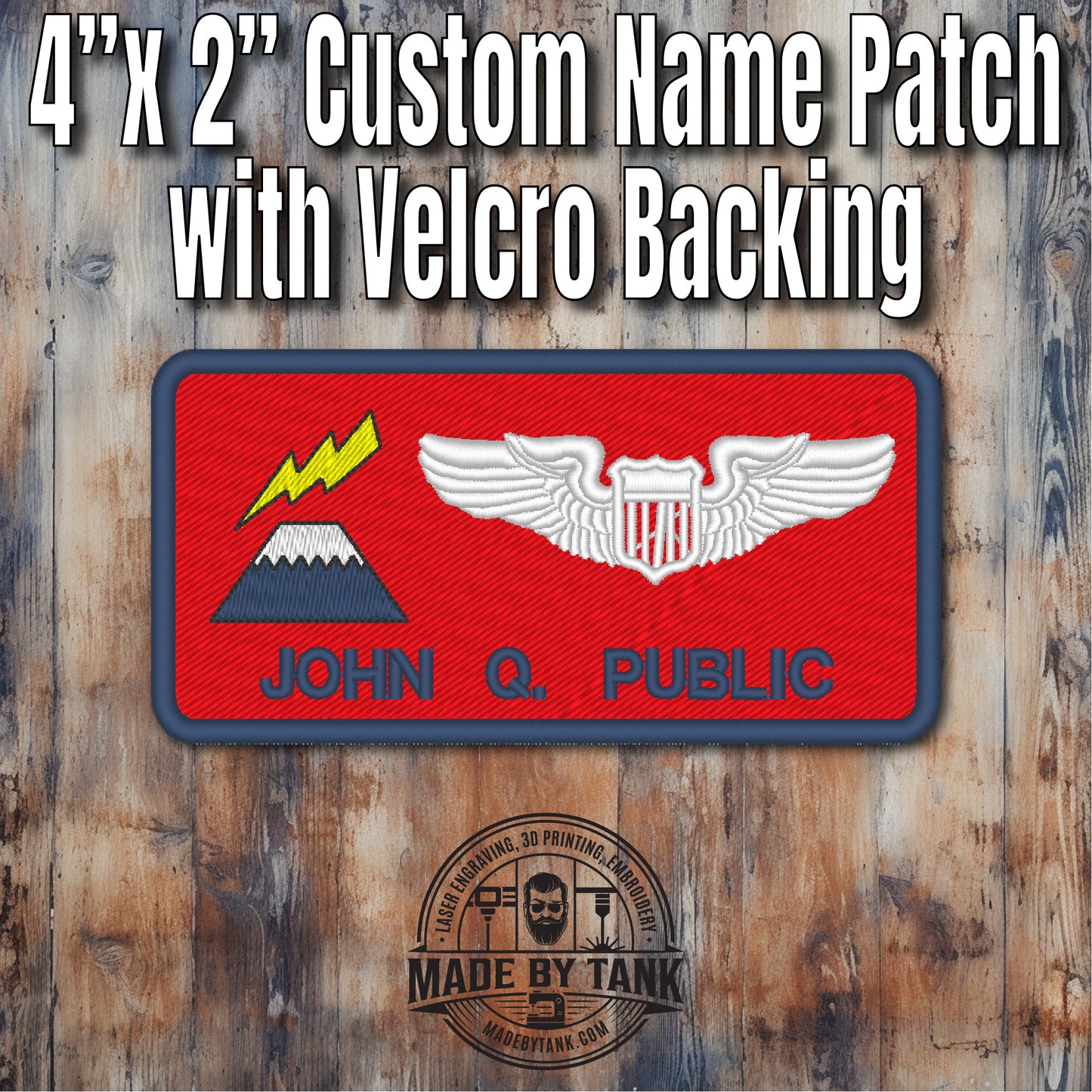 Custom Military Embroidered Name Tags – Durable, Personalized Uniform Patches