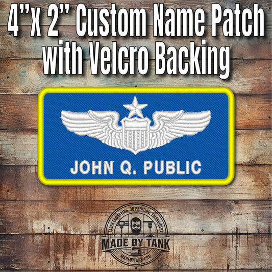 Custom Military Embroidered Name Tags – Durable, Personalized Uniform Patches