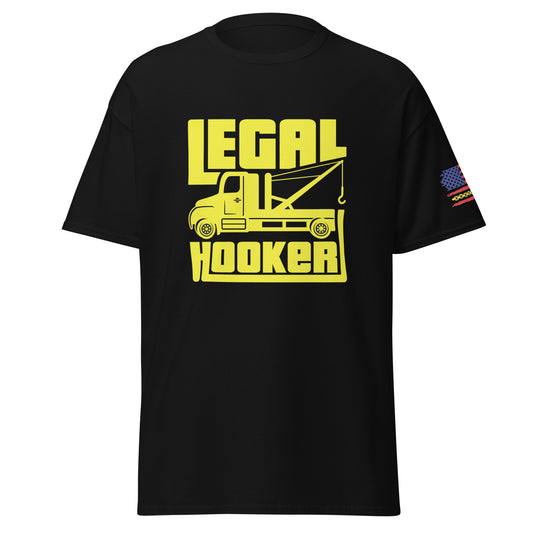 Legal Hooker T-Shirt - Yellow Design - Thin Yellow Line Collection