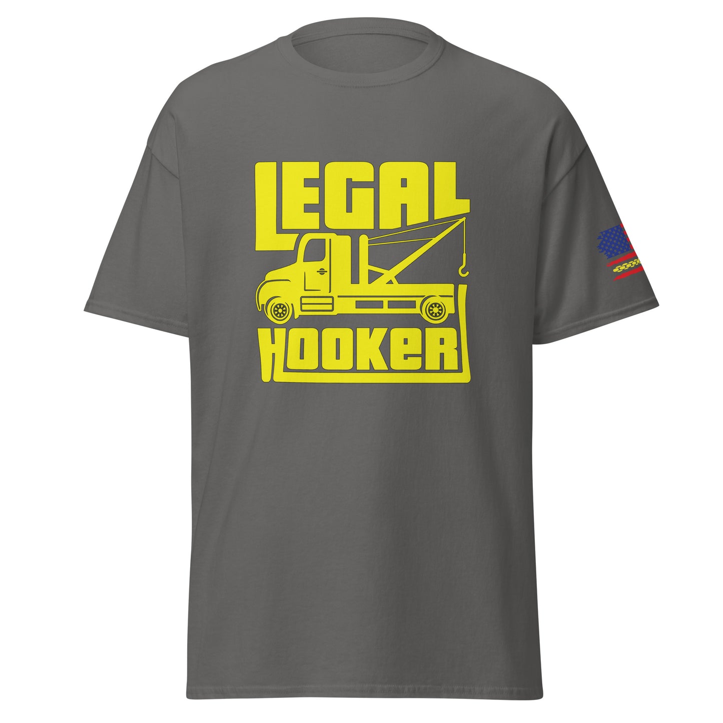 Legal Hooker T-Shirt - Yellow Design - Thin Yellow Line Collection