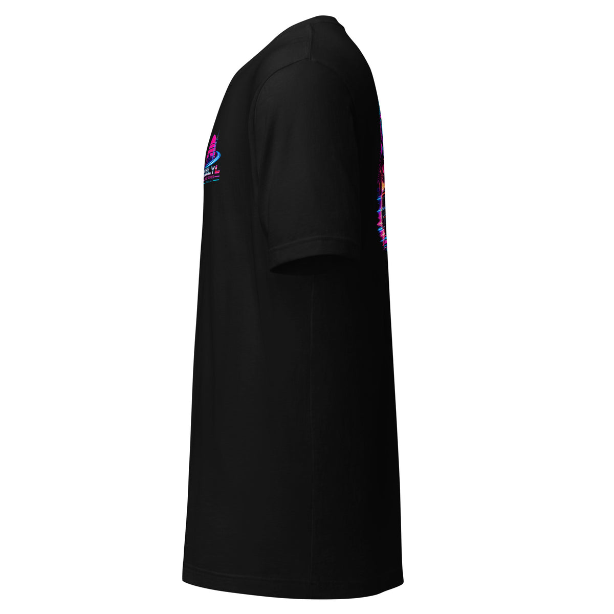 Tesla Model Y L Next Timeline T-shirt in black — left view