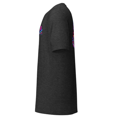 Tesla Model Y L Next Timeline T-shirt in dark grey heather — left view