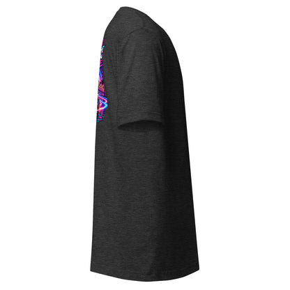 Tesla Model Y L Next Timeline T-shirt in dark grey heather — right view