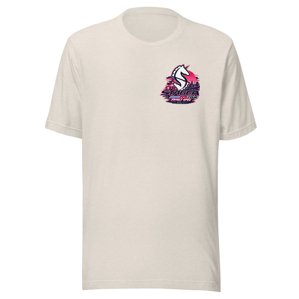 Nissan Stagea Dad Wagon Shirt – JDM RS Four Family Car Tee — front view