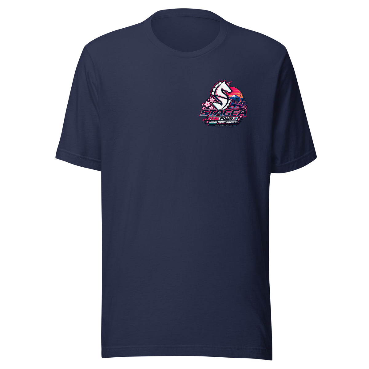 Nissan Stagea Shirt – Tokyo Night Cruise JDM Wagon Tee — front view