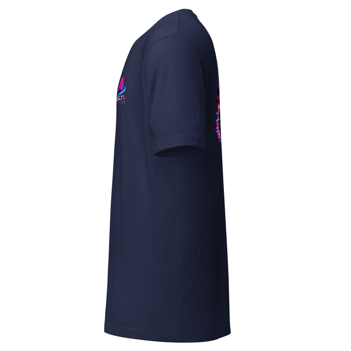 Tesla Model Y L Next Timeline T-shirt in navy — left view