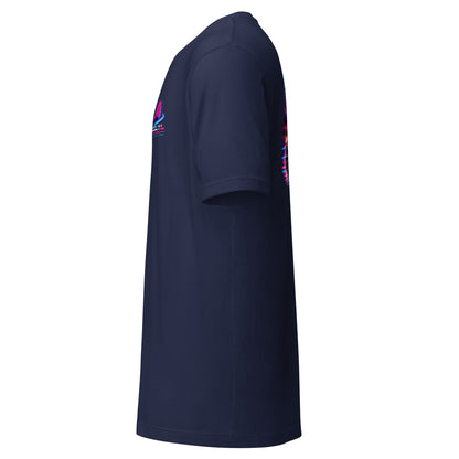 Tesla Model Y L Next Timeline T-shirt in navy — left view